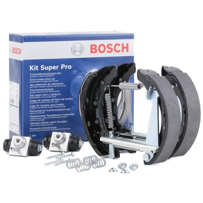 Imagen de BOSCH 0 204 114 690 Kit frenos, disco de tambor con accesorios, cilindro freno rueda SEAT: Ibiza 4, 3, VOLKSWAGEN: Polo V Hatchback