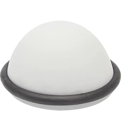 Imagen de WAGNER Tope para la Puerta BETON CUBE MEDIUM, de Suelo 40 x 45 mm, Hormigón, Goma Termoplástica, Negro, Atornillar, Incluye Taco y Tornillo 15518611