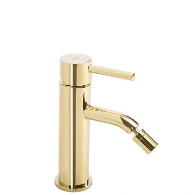 Imagen de Rea Grifo para bidé Lungo Gold Mezclador monomando de latón WC Baño (Oro)