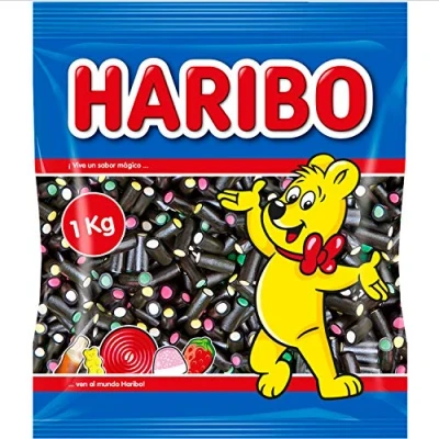 Imagen de HARIBO Balla Negros, 1000 Gramos