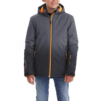 Imagen de Killtec Boy&#039;s Chaqueta funcional/chaqueta al aire libre con capucha y protector de nieve Lynge BYS JCKT E, antracita, 164, 35944 000