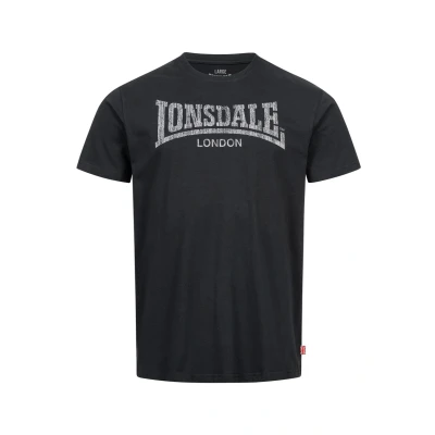 Imagen de Lonsdale Logotipo Kai Camiseta, Negro, XXXXXL para Hombre