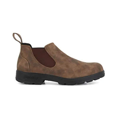 Imagen de Blundstone Originales 2036 Marrón rústico Corte bajo Cuero Tobillo Botas Unisex Adulto 4.5
