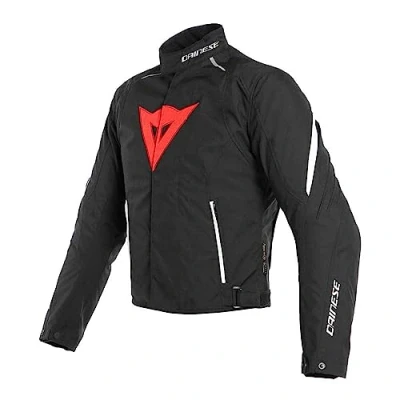 Imagen de Dainese Laguna Seca 3 D Dry Jacket, Chaqueta Moto, Hombre, Negro/Rojo Lava/Blanco, 46
