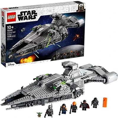 Imagen de LEGO Star Wars: The Mandalorian Crucero Ligero Imperial 75315 Impresionante set de construcción para niños, con 5 minifiguras; 1336 piezas