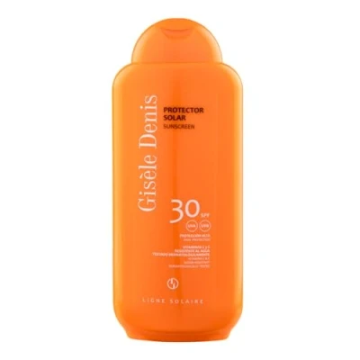 Imagen de GISÈLE DENIS Protector Solar, 400 ml, Protección FPS30, Emulsión Bronceadora, Cuidado de Piel, Crema Hidrata la Resistente al Agua, para Uso Diario, Previene Manchas y Arrugas