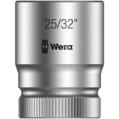 Imagen de WERA 05003626001 8790 HMC Zyklop Nuss 25/32&quot; Llave de vaso con arrastre 1/2&quot;