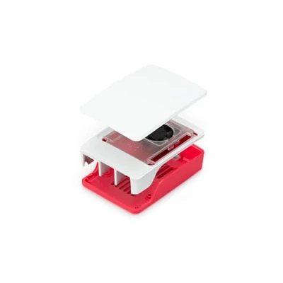 Imagen de Raspberry Pi Funda para 5 (Rojo/Blanco)