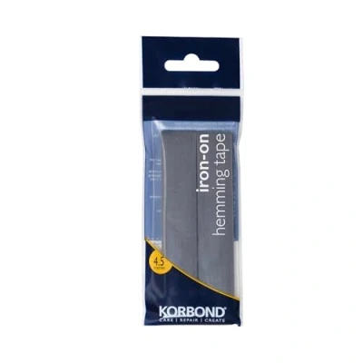 Imagen de Korbond KD13502 Cinta de Dobladillo Gris 4,5 m, Hierro, 4.5m, 4