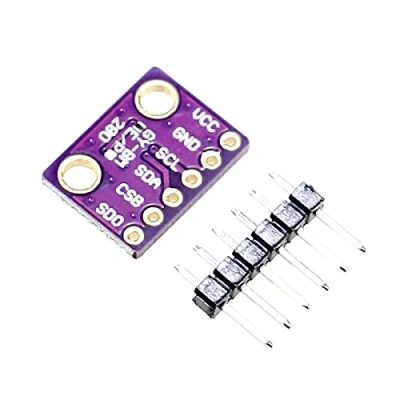 Imagen de Sensor de presión barométrico + temperatura BMP280, barómetro/altímetro calibrado, I2C, SPI para Arduino y Raspberry Pi