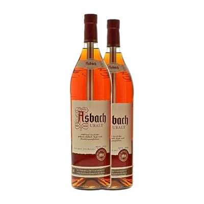 Imagen de Brandy Asbach Uralt Botella Misil 1 L (Caja de 2 L)