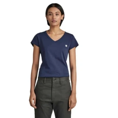 Imagen de G Star Para Mujer Top Eyben Slim V Neck, Azul (sartho blue D21314 4107 6067), M