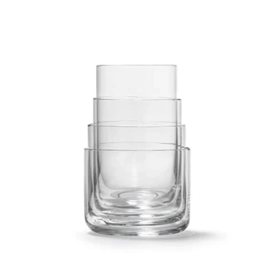 Imagen de aarke Nesting Glasses, Vasos fabricados con Cristal Fino, 4 x 290 ml, Aptos para Lavavajillas
