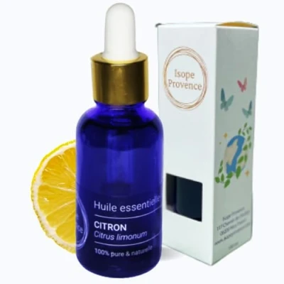 Imagen de Aceite Esencial de Limón 30 ml (Citrus Limonum), 100% puro y natural, para difusor aromaterapia.