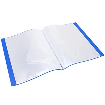 Imagen de WAYTEX 931421 Funda para documentos (A4, 80 páginas, 40 fundas), color azul