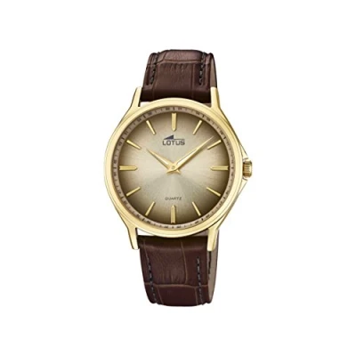 Imagen de Lotus Watches Reloj Análogo clásico para Hombre de Cuarzo con Correa en Cuero 18517/1