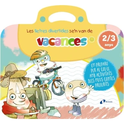Imagen de les lletres divertides se&#039;n van de vacances. 2 3 anys: Em preparo per al col.le amb activitats dels meus contes preferits (Catalá A PARTIR ANYS ... aventures i els nombres)