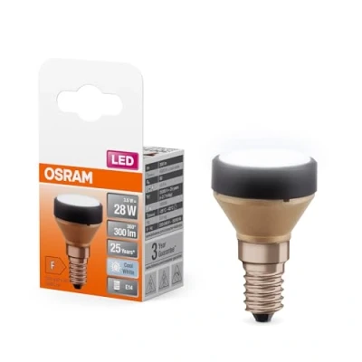 Imagen de OSRAM Flat Lamp, lampada LED ultra compatta e piatta con attacco E27, sostituisce le lampadine tradizionali da 28W, bianco freddo, economica un consumo di 3.5W, non dimmerabile, confezione 1