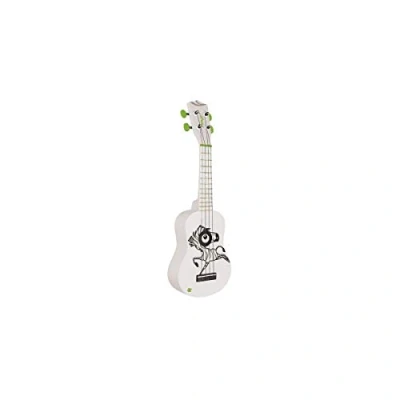 Imagen de Stagg US ZEBRA Traditional Soprano Ukulele w/Zebra graphic