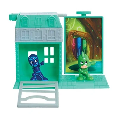 Imagen de PJ MASKS PAJAMA 7410 Trap &amp; Escape Playset Gekko y Night Ninja