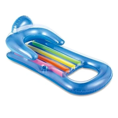 Imagen de Summer Waves Colchoneta para Piscina, Adultos Hinchable, Flotador Adultos, Hamaca de Agua, Playa Sillon Acuático