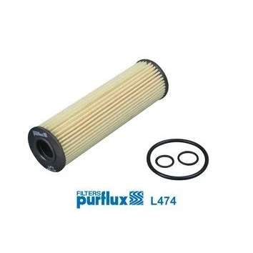 Imagen de PURFLUX L474 Filtro de aceite Cartucho filtrante MERCEDES BENZ: Clase C Berlina, E Coupé