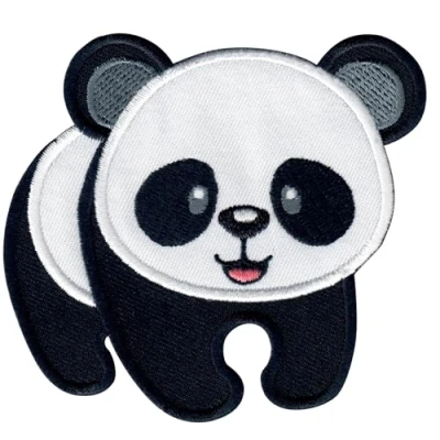 Imagen de PatchMommy Panda Parche Termoadhesivo Bordado para Ropa Parches Infantiles y Apliques Niños