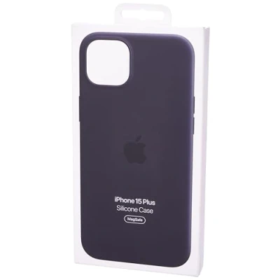 Imagen de Apple MagSafe Silicio Back Cover Negro iPhone 15 Plus