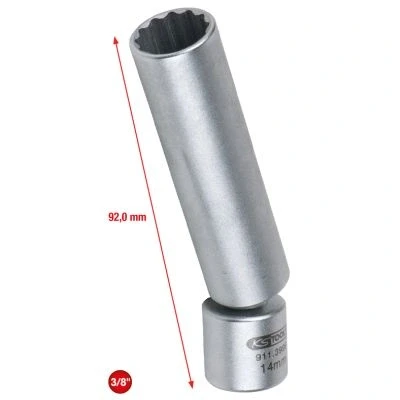 Imagen de KS TOOLS 911.3999 Llave dinamométrica, bujía encendido 10 (3/8&quot;) 92 dodecagonal 14,0 norauto, oscaro, mister auto