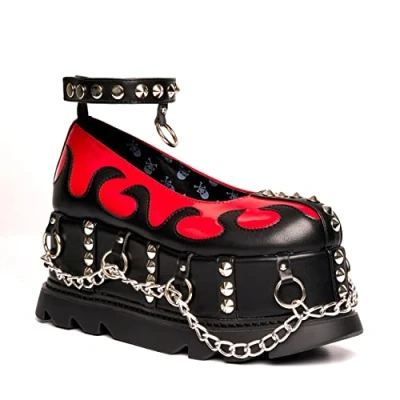 Imagen de LAMODA See Through, Cuñas Mujer, Red Flame, 40 EU