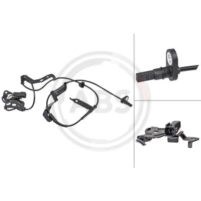Imagen de A.B.S. 31962 Sensor de ABS activo 1100 negro