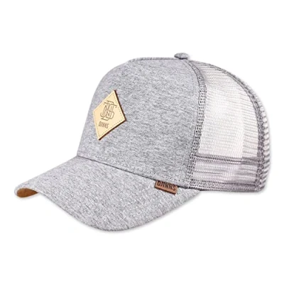 Imagen de Djinns Gorra Trucker HFT Jersey Patch de béisbol Baseball (Talla única Gris Oscuro)