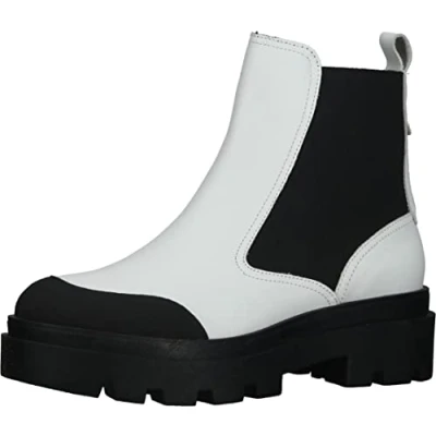 Imagen de Fly London Jeba879fly, Botas Estilo Chelsea Mujer, White, 37 EU
