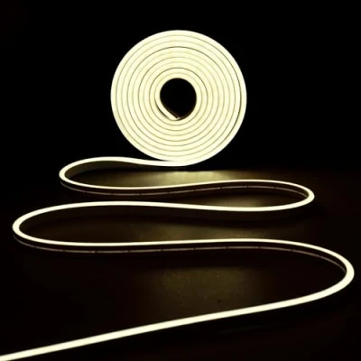 Imagen de Ibiza NEON500 WW Tira de Luz LED Neón Blanco Cálido 5 metros Silicona IP65 Cortable y flexible Con adaptador principal Personalizable