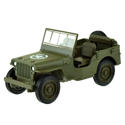 Imagen de Peterkin Jeep 1941 Willys MB 4 x US Army Truck 1:34 Escala Diecast Metal Model Car Welly