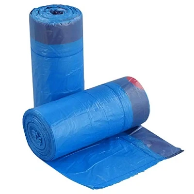 Imagen de Yarebest Bolsas de Basura con CordóN 10l, Azules, 110