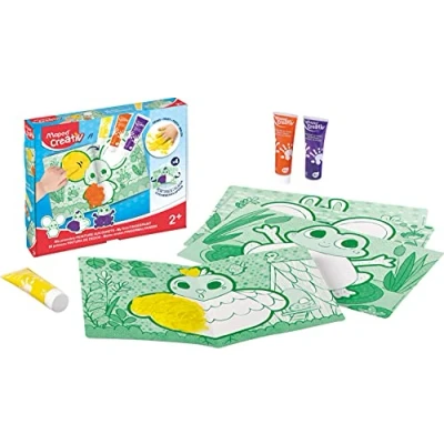 Imagen de Maped Creativ Early Age My First Fingerpaint Kit de actividades divertidas para niños a partir 2 años