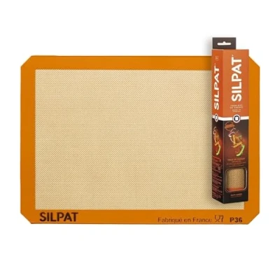 Imagen de Demarle 47680 53 Lámina de cocción Anti adherente para Horno, Multicolor (Naranja/Beige), Talla 30x40 cm