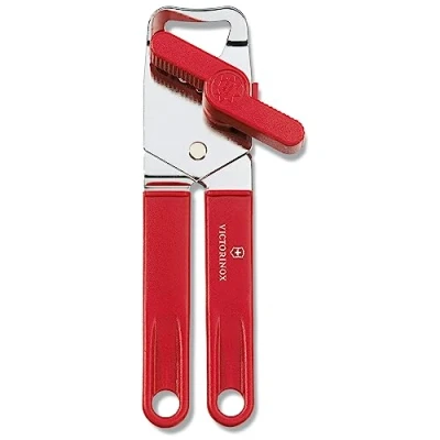 Imagen de Victorinox abrelatas universal, con abrebotellas, Manejo seguro, Robusto mango de plástico, Swiss Made