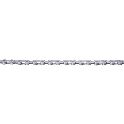 Imagen de M Wave Elevenspeed Cadena de Bicicleta, Marchas, Compatible con Shimano/Sram/Campagnolo, 116, 1/2&quot; x 11/128, Revestimiento antioxidante, Incluye eslabón Cierre, Unisex Adulto, Plata, 11 fach