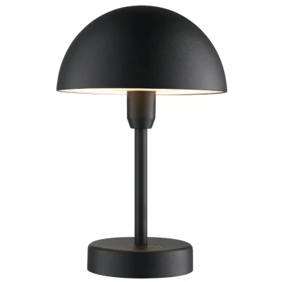 Imagen de Nordlux Lámpara de mesa LED recargable Ellen To Go, aluminio, negro