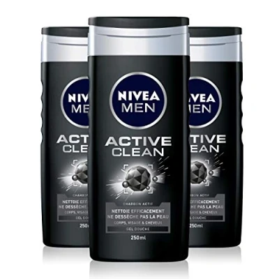 Imagen de NIVEA MEN Gel de ducha Active Clean 250 ml