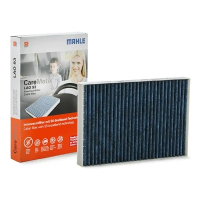 Imagen de MAHLE ORIGINAL LAO 93 Filtro de habitáculo carbón activado, con efecto antialérgico, bactericida 297,5 204 30,0 CareMetix