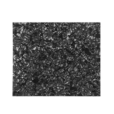 Imagen de IKN 20X17cm Material de golpeador guitarra acústica Hoja en blanco antirrayas Respaldo autoadhesivo para la mayoría las guitarras acústicas personalizadas, negro perla
