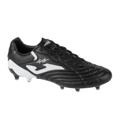 Imagen de Joma Botas de Fútbol para Terreno Firme Águila, 38 46 Negro y Blanco Fabricado con Microfibra Alto Rendimiento Tacos Añadidos Distribuciñon Peso Mejor Agarre