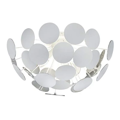 Imagen de Trio Lighting Discalgo Plafon E14, Blanco Mate, 54 x 30 cm