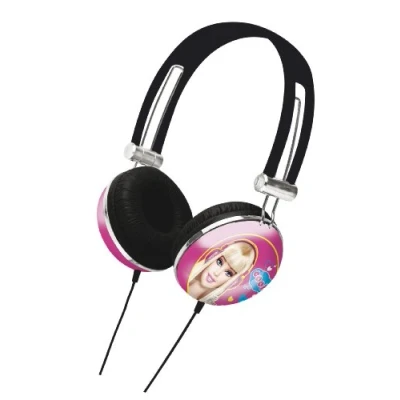 Imagen de Lexibook Barbie, Auriculares estéreo, potencia apta para niños, plegable y ajustable, rosa, HP010BB