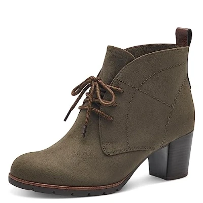 Imagen de MARCO TOZZI 2 25107 41, Tacón de Bota Encaje Mujer, Peine Caqui, 37 EU