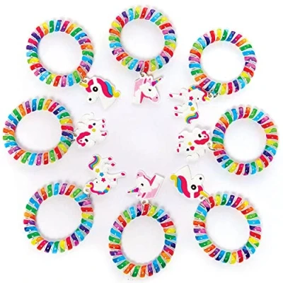 Imagen de Baker Ross FC950 Pulsera Unicornio Multicolor Juego de 8, para niños