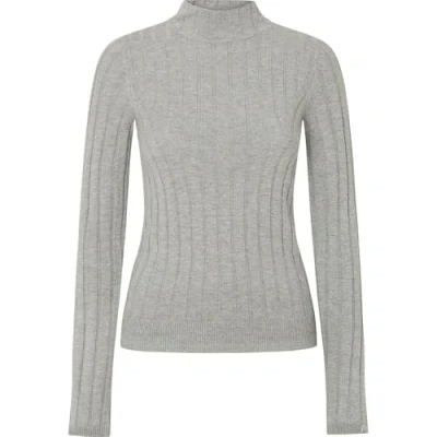 Imagen de Pepe Jeans Izabel Turtleneck Prendas de Punto, Gris (Light Grey), M para Mujer